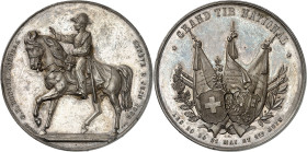 Suisse
Canton de Genève 
Médaille de tir en argent - 1884 
Magnifique exemplaire. 
Très rare, seulement 322 exemplaires. 
Quelques traces de mani...