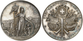 Suisse
Canton de Vaud 
Médaille en argent - 1891 - L. Furet et H. Bovy 
Concour de tir cantonal vaudois à Morges du 5 au 13 juillet 1891. 
Magnifi...