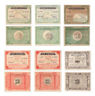 Tunisie
Régence de Tunis 
Lot de 6 billets 
2 Francs 
058/28635 - 3 Mars 1920 
1 Franc (2) 
012/24242 (Numéro Radar) - 27 Avril 1918 
048/35828...