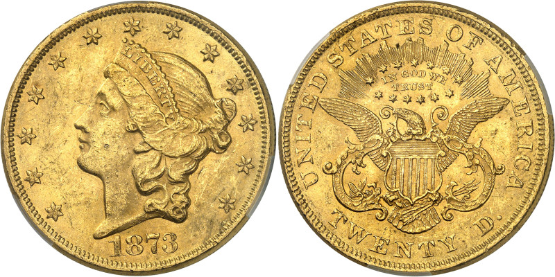 USA
République fédérale (1789 à nos jours) 
20 dollars en or - 1873 Philadelph...