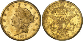 USA
République fédérale (1789 à nos jours) 
20 dollars en or - 1876 CC Carson City 
Magnifique exemplaire. 
Très rare, surtout dans cette qualité....