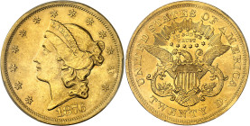 USA
République fédérale (1789 à nos jours) 
20 dollars en or - 1876 S San Francisco 
Magnifique exemplaire. 
Très rare dans cette qualité. 
33.43...