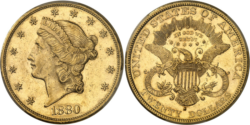 USA
République fédérale (1789 à nos jours) 
20 dollars en or - 1880 S San Fran...