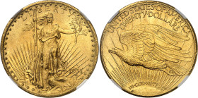 USA
République fédérale (1789 à nos jours) 
20 dollars en or - 1911 D Denver 
Magnifique exemplaire. 
33.43g - KM 131 
Pratiquement FDC - NGC MS ...