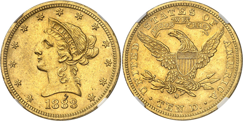 USA
République fédérale (1789 à nos jours) 
10 dollars en or - 1888 O Nouvelle...