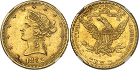 USA
République fédérale (1789 à nos jours) 
10 dollars en or - 1892 O Nouvelle-Orléans 
Bel exemplaire. 
16.71g - KM 102 
Superbe - NGC AU 58...