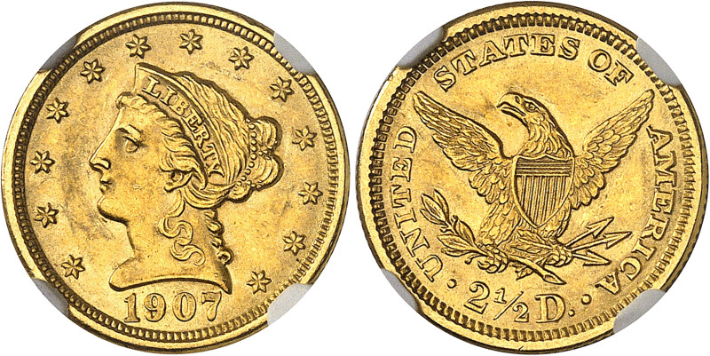 USA
République fédérale (1789 à nos jours) 
2.5 dollars en or - 1907 Philadelp...