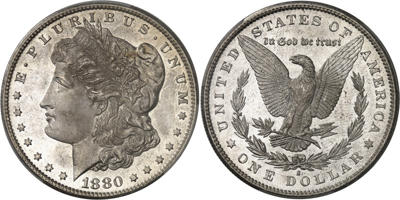 USA
République fédérale (1789 à nos jours) 
Morgan dollar - 1880 S San Francis...