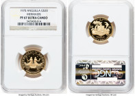British Dependency gold Proof "Mermaids" 20 Dollars 1970 PR67 Ultra Cameo NGC, KM22. From the Globus Collection HID09801242017 © 2024 Heritage Auction...