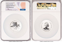 Elizabeth II silver High Relief Enhanced Reverse Proof "Wedge-Tailed Eagle" 8 Dollars (5 oz) 2021-P PR70 NGC, Perth mint, KM-Unl. Hand-signed by John ...