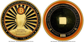 Rarity Check gilt-silver Unloaded (Unfunded) "VIBGYOR" 0.01 Bitcoin (BTC) 2022 MS68 NGC, Ahonen-Unl. Mintage: 100. Serial #030. Orange variety. The VI...