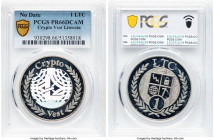 CryptoVest 3-Piece Lot of Certified silver Loaded (Unredeemed) 1 Litecoin (LTC) ND (2013) PCGS, 1) silver Proof PR66 Deep Cameo 2) silver Proof PR67 D...