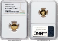 Republic 7-Piece Lot of Certified gold Proof 5 Pesos 2005 NGC, 1) "Pyramids of Egypt" 5 Pesos PR69 Ultra Cameo, KM742 2) "Colossus of Rhodes" 5 Pesos ...