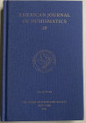 AA.VV. American Journal of Numismatic Vol. 28, Second Series. New York 2016, Tela ed. pp. 271, tavv. 60 in b/n. Contents: Seleukos I’s Victory Coinage...