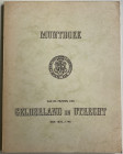 AA.VV. Muntboek van de Munten van Gelderland en Utrecht van 1576 - 1795. Rotterdam 1962. Brossura ed. pp. 77, tavv. II in b/n. Buono stato.