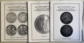 AA.VV. The Conder token collector's journal. Lotto di 4 Riviste. Vol. XII (2007) 44, 45, 46. Vol. XIII (2008) 47. Buono stato