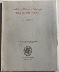 Becker C.J. Studies in Northern Coinages of the Eleventh Century. Kobenhavn 1981. Brossura ed. pp. 160, tavv. In b/n. Buono stato.