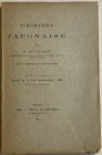 De Villaret E. Numismatique Japonaise. Paris 1892. Brossura ed. 92, tavv. XXXIII in b/n. Buono stato.