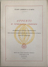 Gamberini di Scarfea C., Appunti di Numismatica Veneziana. Repertorio di Nozioni Indispensabili per l’Esatta Classificazione delle Monete di Venezia o...