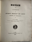 Lagoy, Roger de Meyran Notice sur l'attribution de quelques médailles des Gaules, inédites ou incertaines. impr. de Pontier 1837. pp. 47, tav. I in b/...