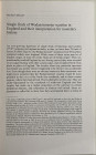 Metcalf D.M. Single finds of Wodan/Monster sceattas in England and their interpretation for Monetary History. 2000-02. Brossura ed. pp. Da 109 a 148, ...