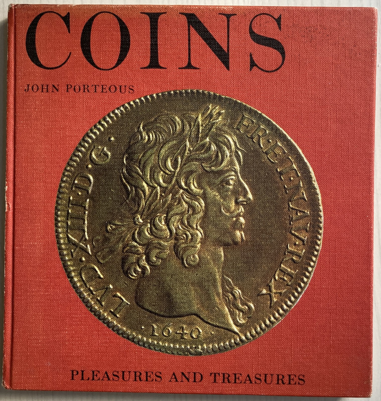 Porteous J. Coins. Frankfurt 1969. Tela ed. pp. 128, ill. in b/n e a colori. Buo...