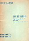 ARS ET NUMMUS ( Nascia Giuseppe) Listino a prezzi fissi Novembre, 1966. Monete greche, romane rep e imperiali, bizantine, medioevali, medaglie e monet...