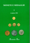 ARTEMIDE ASTE ( Filetti Camillo) N. I. Dogana, 4 - Ottobre, 1995. Monete greche, romane, medioevali, estere, ecc. pp 103, nn. 996, tutti illustrati ne...