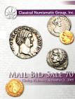 CNG - Mail Bid Sale 70. Lancaster, 21 - September, 2005. pp 224, lots 1326, tutti illustrati a colori. brossura ed. lista prezzi Aggiudicazione, ottim...