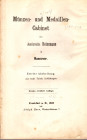 HESS Adolph.- Frankfurt am Main, 21 - Mars, 1892. Munzen und medaillen Cabinet des Justizraths Reimmann. II part. Pp 735, nn. 3027 - 7145, tavv. 6. ri...