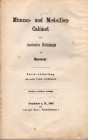 HESS A. - Munzen un medaillen des cabinet Justizraths Reimmann. Zweite abtheilung. Frankfurt am Main, 21 - Marz 1892. pp. 735, nn. 3027 - 7145, tavv. ...