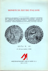 MONTENAPOLEONE. Asta 10. Milano, 27 – Novembre, 1990. Monete di zecche italiane, del Rinascimento, prove progetti della Repubblica Italiana, monete de...