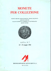 MONTENAPOLEONE. – Asta 7. Milano, 28 – Maggio, 1986. Monete greche, romane bizantine, zecche italiane, ed estere. pp. 69, nn. 910, tavv. 44 b\n e tavv...