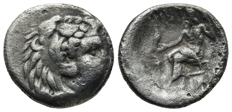 KINGS of MACEDON. Alexander III "the Great" (336-323 BC)
AR Drachm (17,9mm 3,9g...