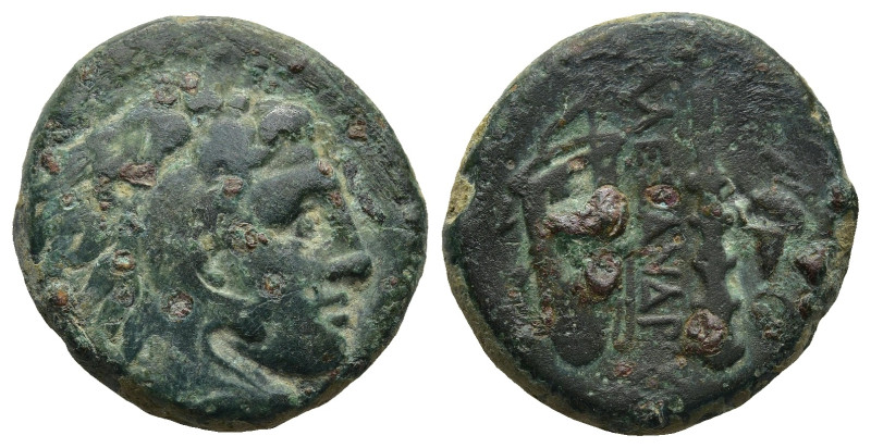 KINGS OF MACEDON. Alexander III 'the Great' (336-323 BC). Tarsos mint.
AE Unit ...
