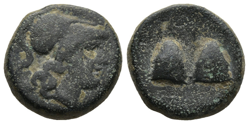 SELEUKID KINGS. Antiochos I Soter (281-261 BC). Tarsos
AE Bronze (17,3mm 6g)
O...