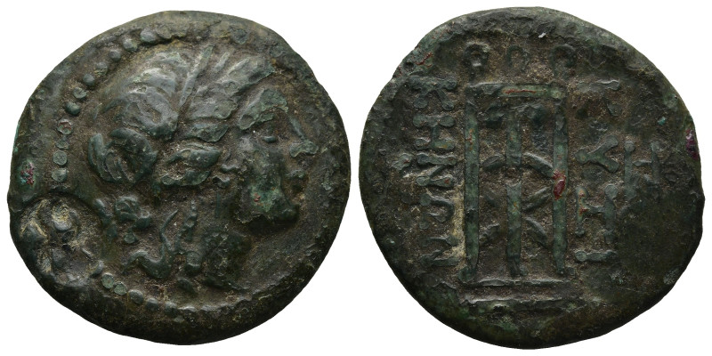 MYSIA. Kyzikos. (3rd century BC)
AE Bronze (28,3mm 10,7g)
Obv: Head of Kore So...