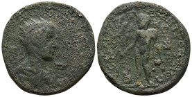 CILICIA. Tarsus. Gordian III (AD 238-244)
AE Bronze (34,9mm 19,1g)
Obv: Radiate, draped and cuirassed bust of Gordian III, right, seen from rear
Re...