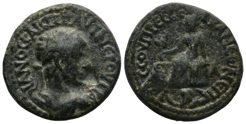 CAPPADOCIA. Tyana. Trajan (AD 98-117)
AE Bronze (26mm 11,8g)
Obv: ΑΥΤ ΝΕΡΟΥ ΤΡ...