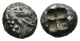 Greek coin
AR Diobol (9,3mm 1,2g)
