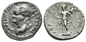 Vespasian (AD 69-79). Rome
AR Denarius (18,3 2,9g)
Obv: IMP CAESAR VESPASIANVS AVG. Laureate head to left
Rev: COS VIII. Mars standing to left, hol...
