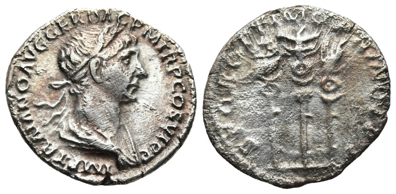 Trajan (98-117 AD). Rome.
AR Denarius (19,6mm 2,8g)
Obv: IMP TRAIANO AVG GER D...