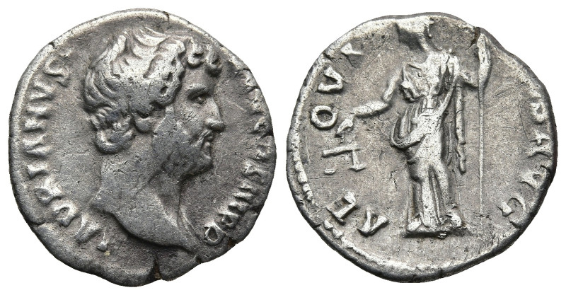 Hadrian (117-138 AD). Rome
AR Denarius (18,1mm 2,6g)
Obv: HADRIANVS AVG COS II...