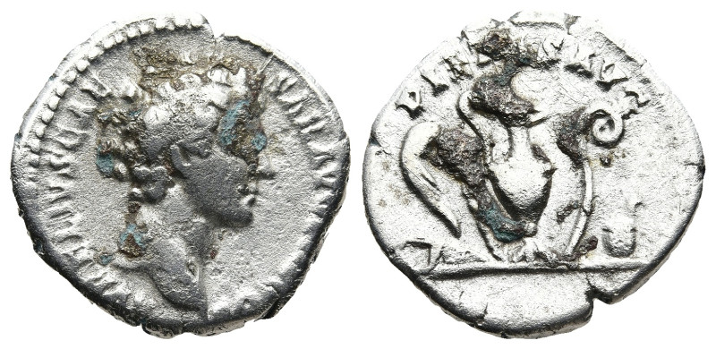 Marcus Aurelius, as Caesar (AD 139-161). Rome
AR Denarius (18,4mm 3,1g)
Obv: A...