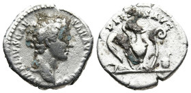 Marcus Aurelius, as Caesar (AD 139-161). Rome
AR Denarius (18,4mm 3,1g)
Obv: AVRELIVS CAESAR AVG PII F COS. Bare head of Marcus Aurelius to right.
...