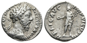 Marcus Aurelius (AD 161-180). Rome
AR Denarius (17,8mm 2,9g)
Obv: M ANTONINVS AVG TR P XXVIII. Laureate and cuirassed bust of Marcus Aurelius to rig...