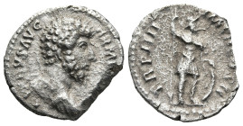 Lucius Verus (AD 161-169). Rome
AR Denarius (16,9mm 2,6g)
Obv: L VERVS AVG ARMENIACVS. Bare-headed and cuirassed bust of Lucius Verus to right, seen...