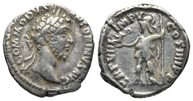 Commodus (177-192 AD). Rome
AR Denarius (17,8mm 2,9g)
Obv: M COMMODVS ANTON AV...