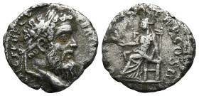 Pertinax (AD 193). Rome
AR Denarius (17,6mm 2,6g)
Obv: IMP CAES P HELV PERTIN AVG. Laureate head right
Rev: OPI DIVIN • TR P COS II. Ops, draped, s...