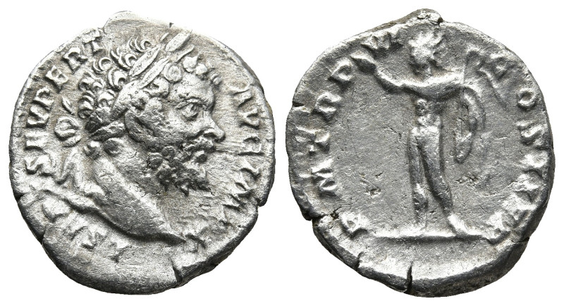 Septimius Severus (AD 193-211). Laodicea ad Mare
AR Denarius (17,2mm 2,3g)
Obv...